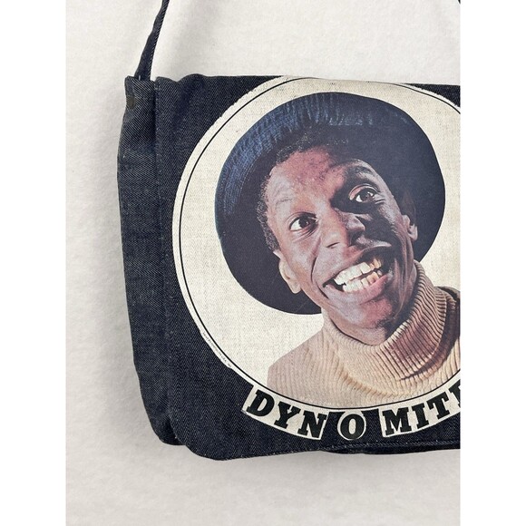Vintage Jimmie Walker Dyn-o-mite Denim Purse Good Times TV Show CBS Memorabilia - Picture 2 of 11
